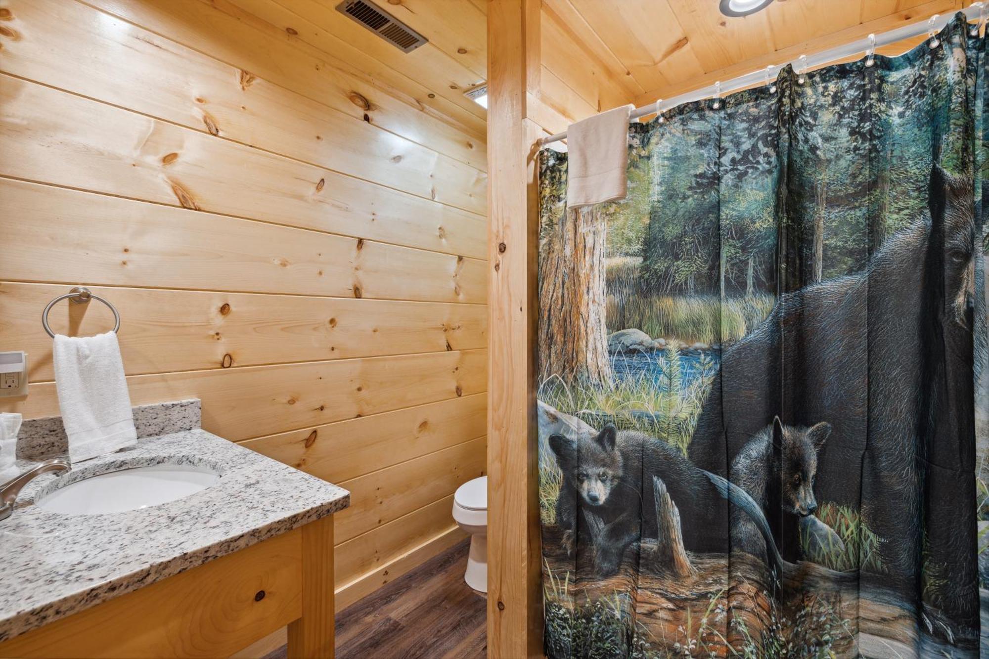 The 3 Bears Is A Newly Built 3 Bedroom Cabin Only 3 Minutes From The Parkway! 鸽子谷 外观 照片